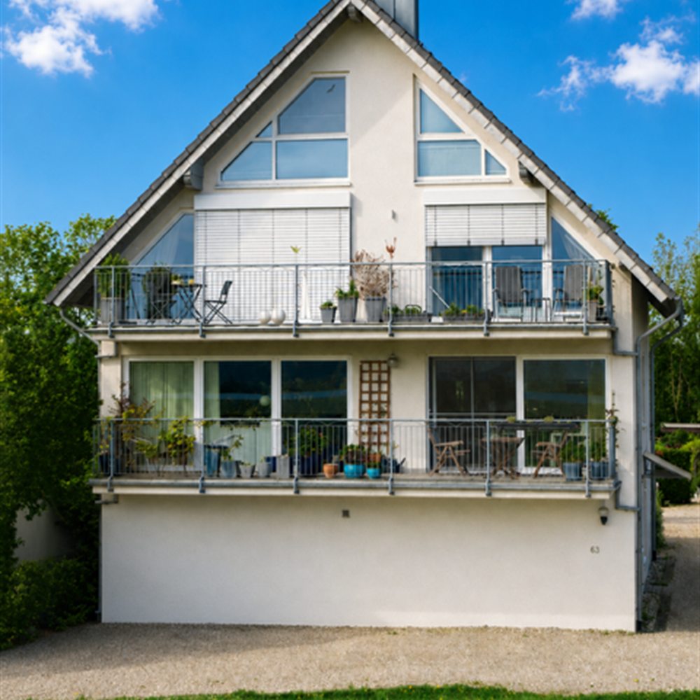 Referenzobjekt in 46509 Xanten: Wohnhaus mit zwei umlaufenden Balkonen